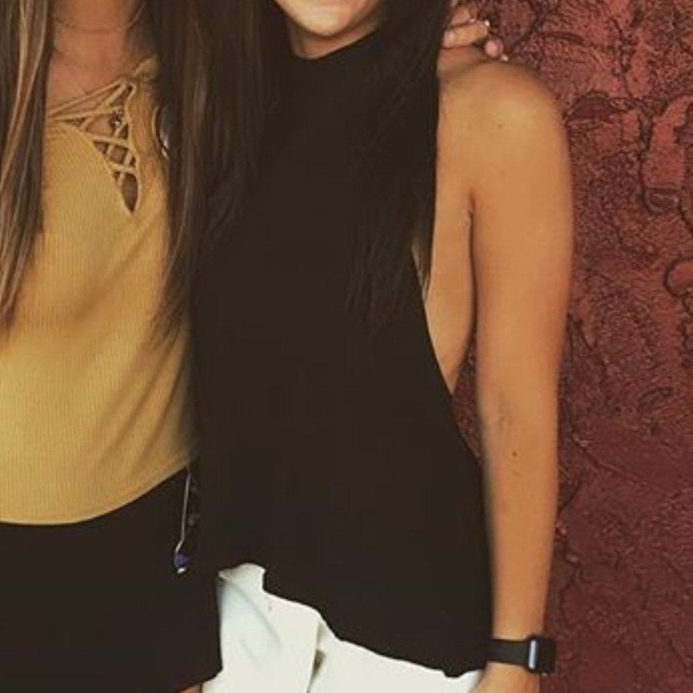 High neck top